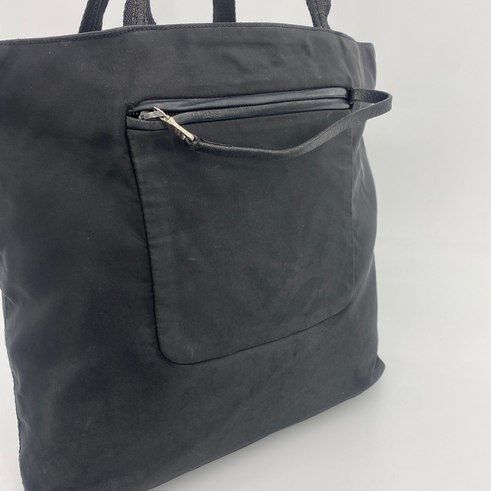 Nylon Tote Black - Vintage Luxuries
