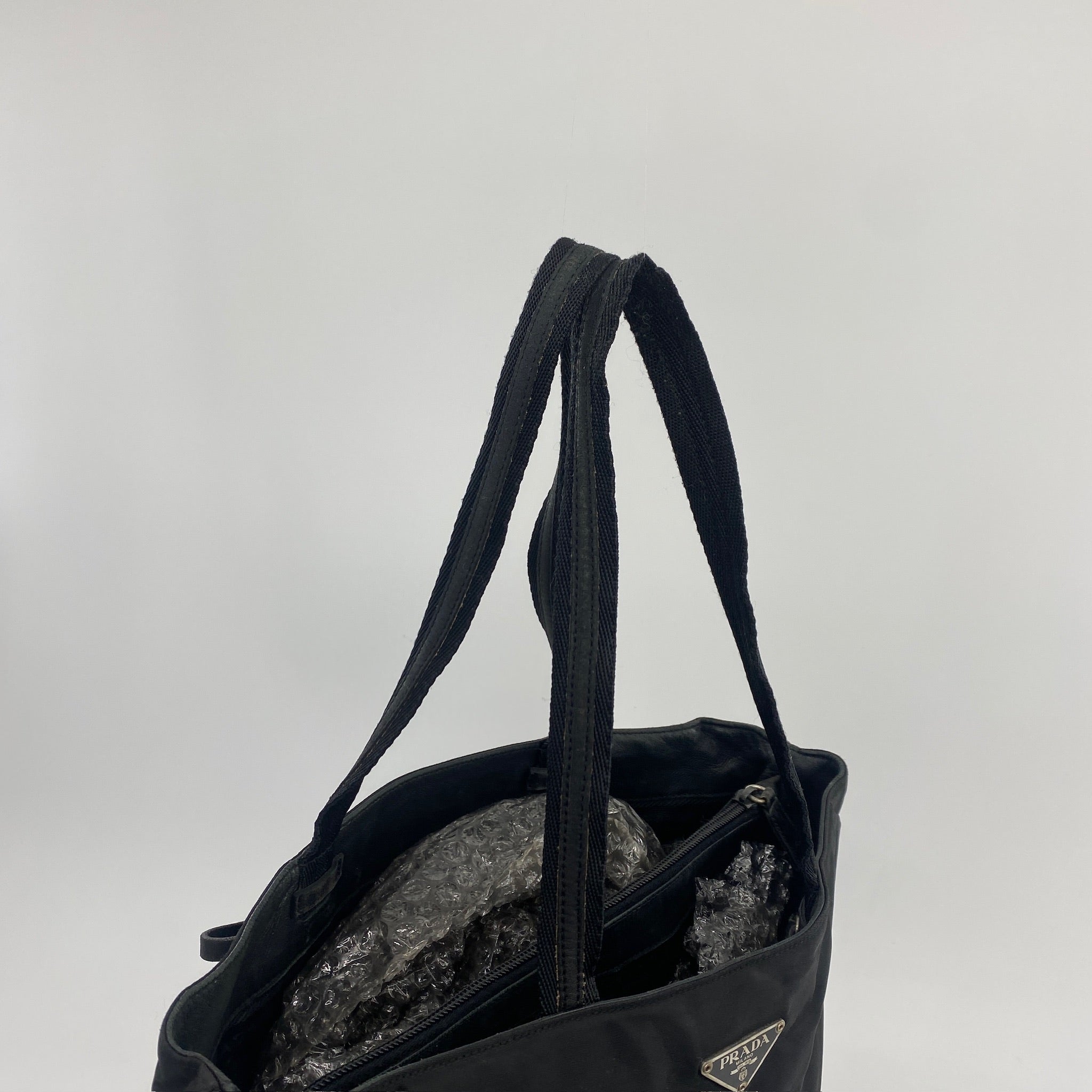 Nylon Tote Black - Vintage Luxuries