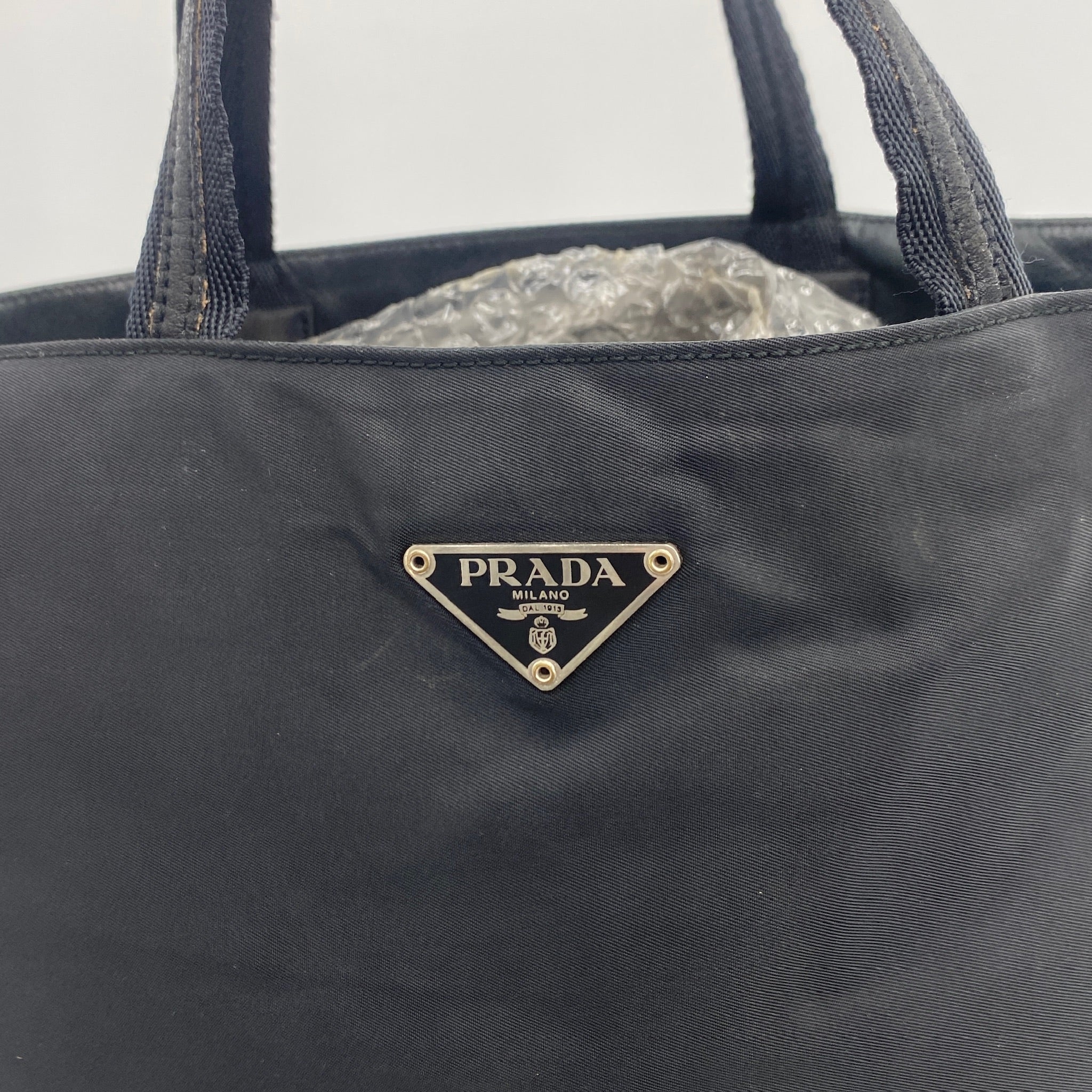 Nylon Tote Black - Vintage Luxuries