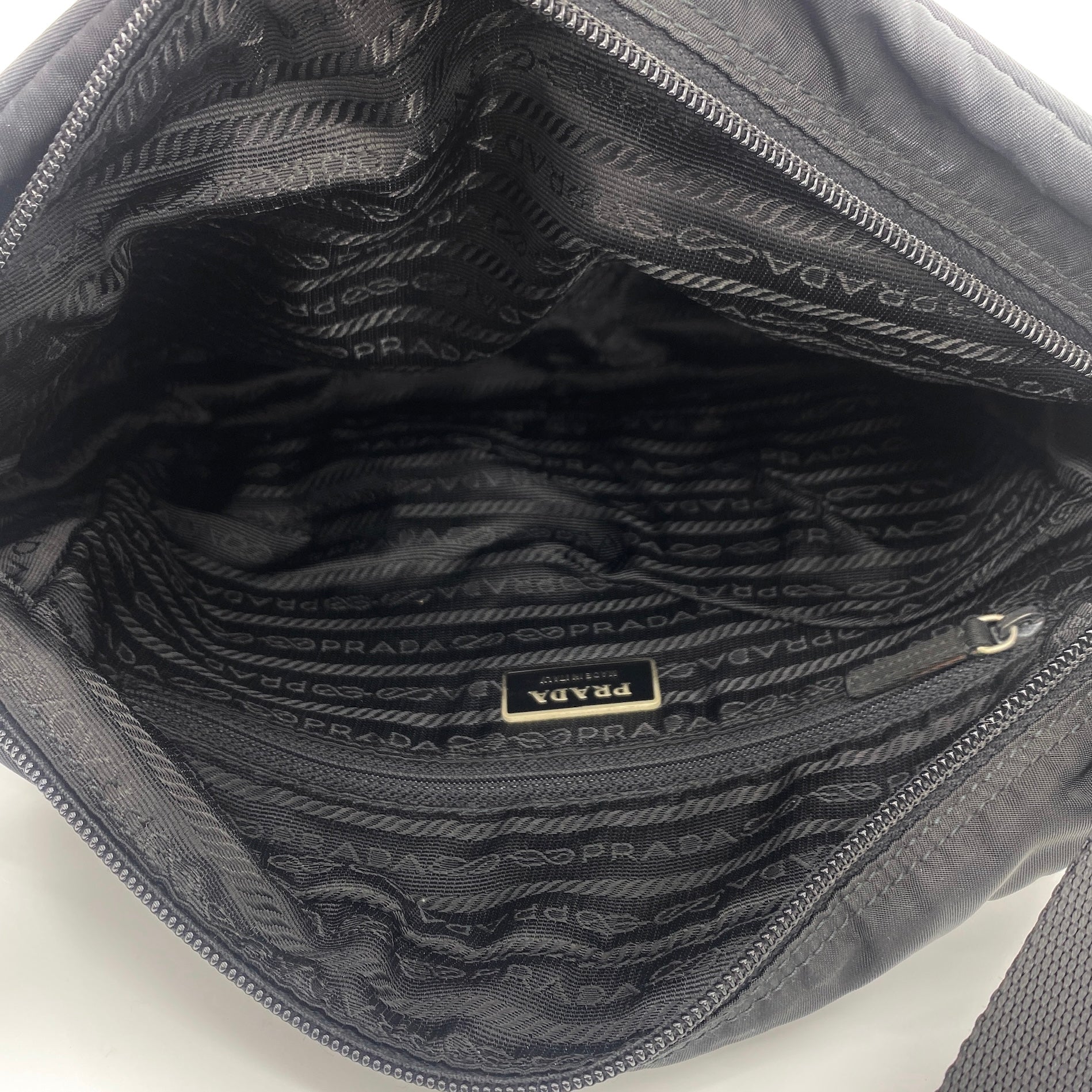 Nylon Camera Crossbody Black