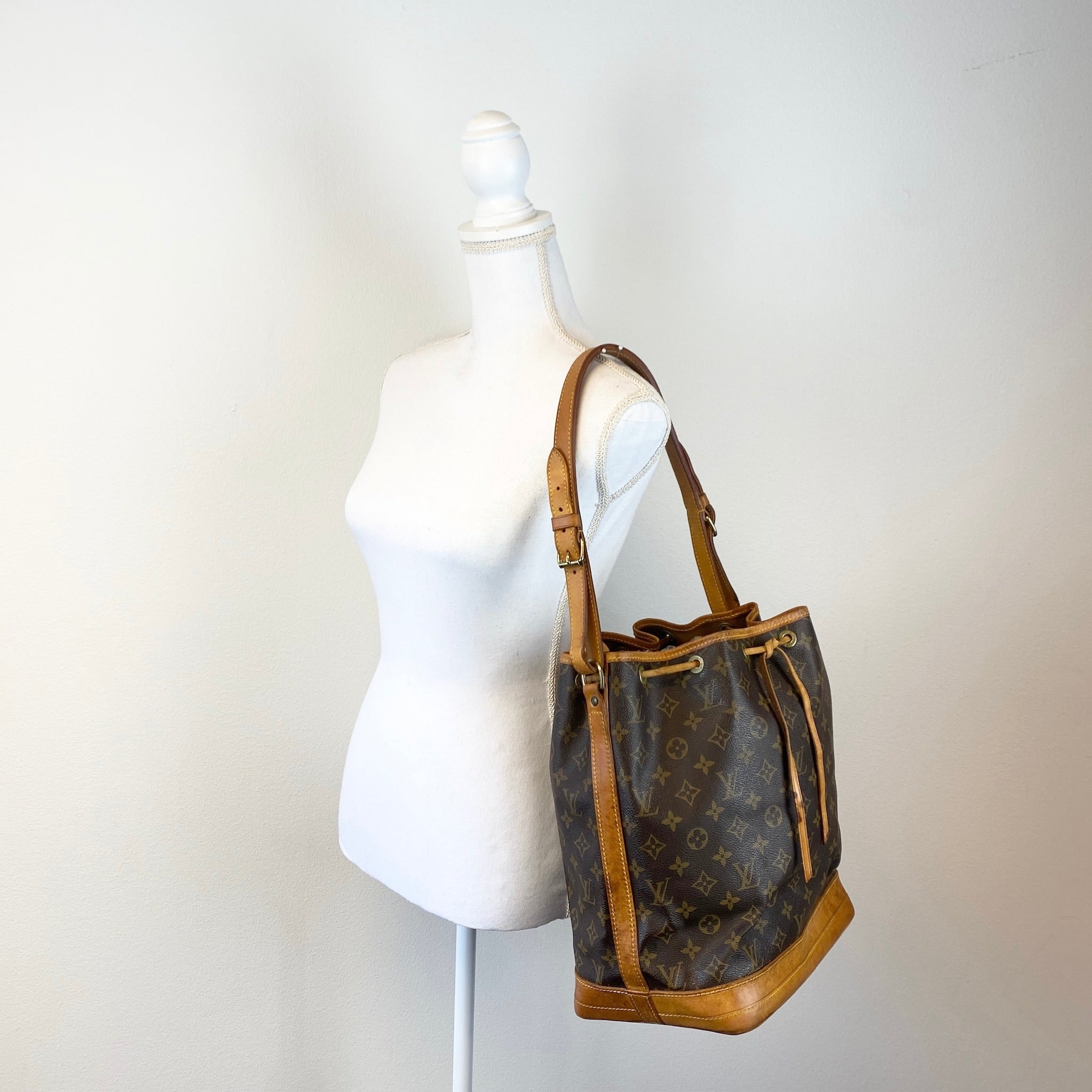 Noe Monogram Canvas Bag