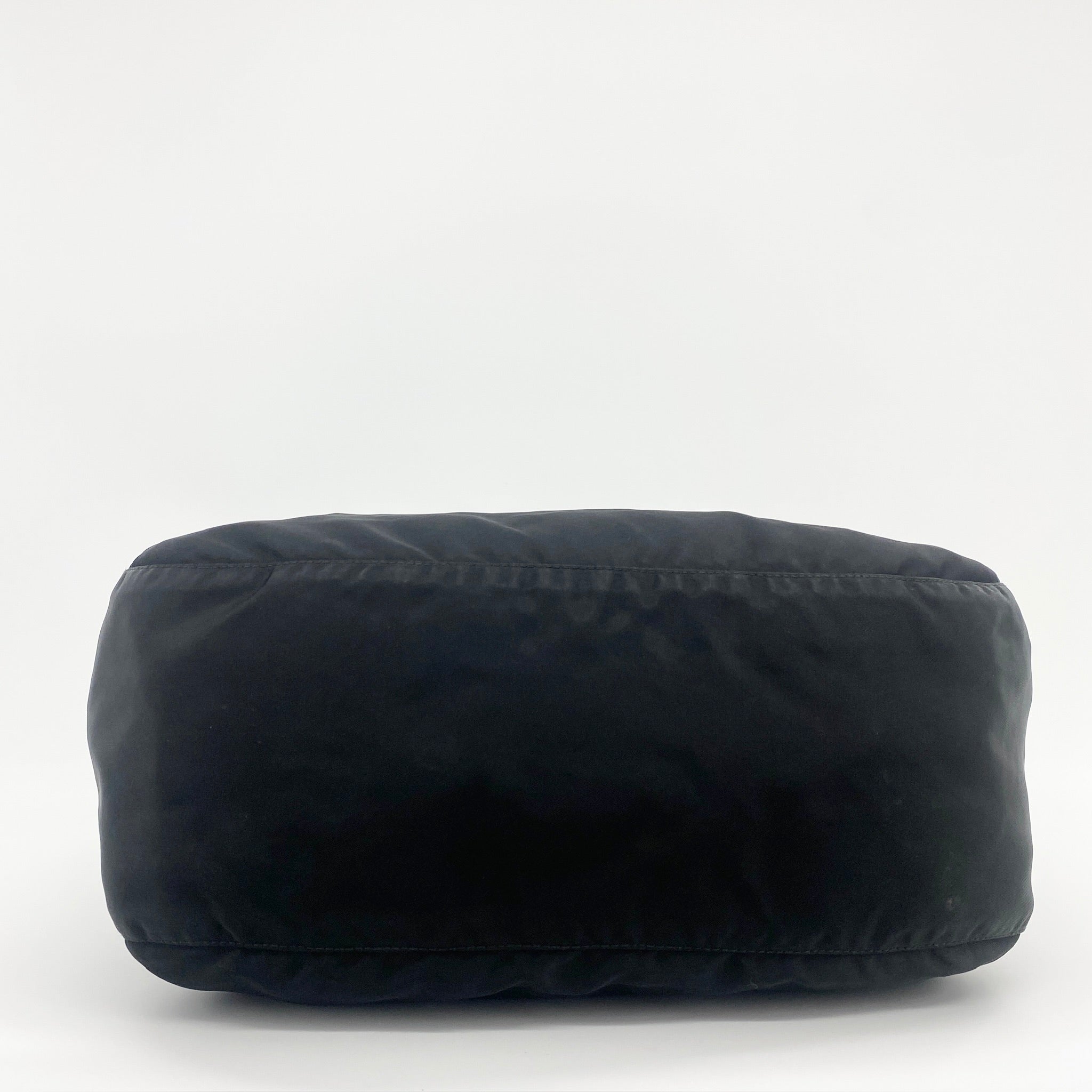 Nylon Hobo Crossbody Bag Black - Vintage Luxuries