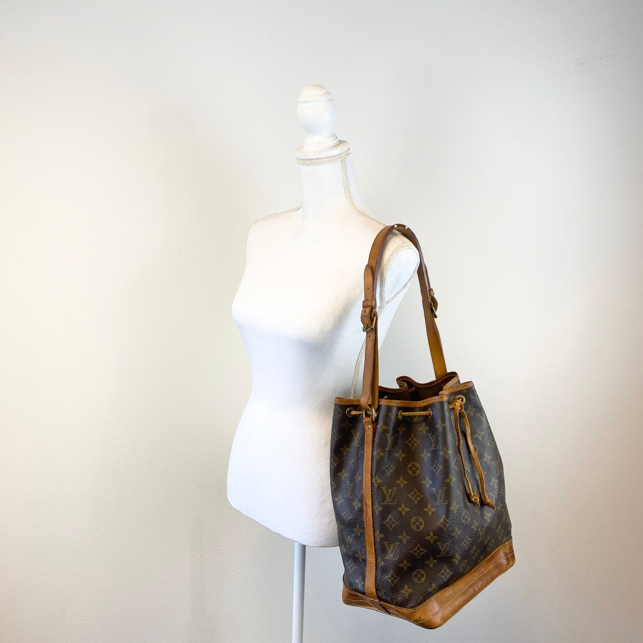 Noe Monogram Canvas Bag