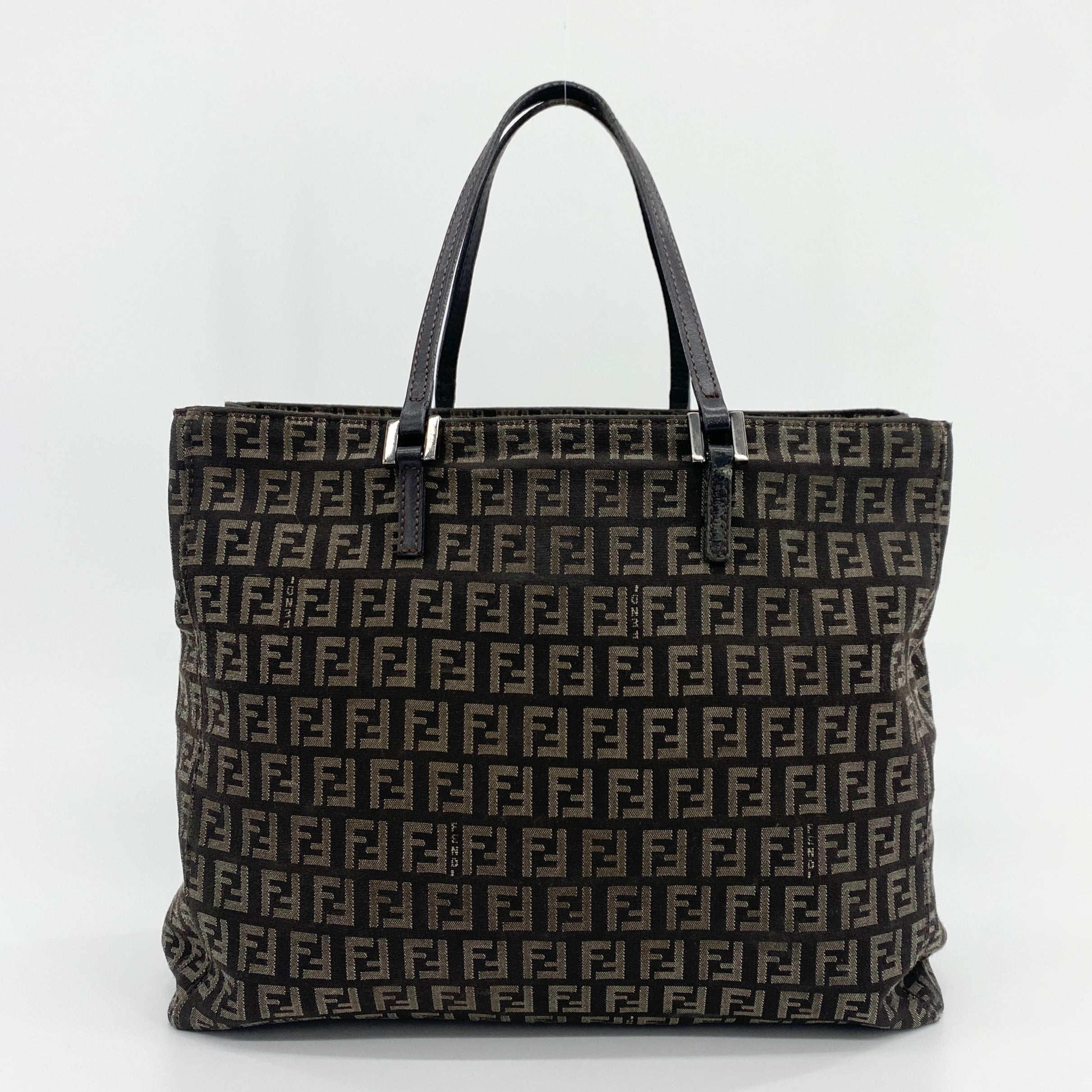 Monogram Handbag Tote Brown - Vintage Luxuries