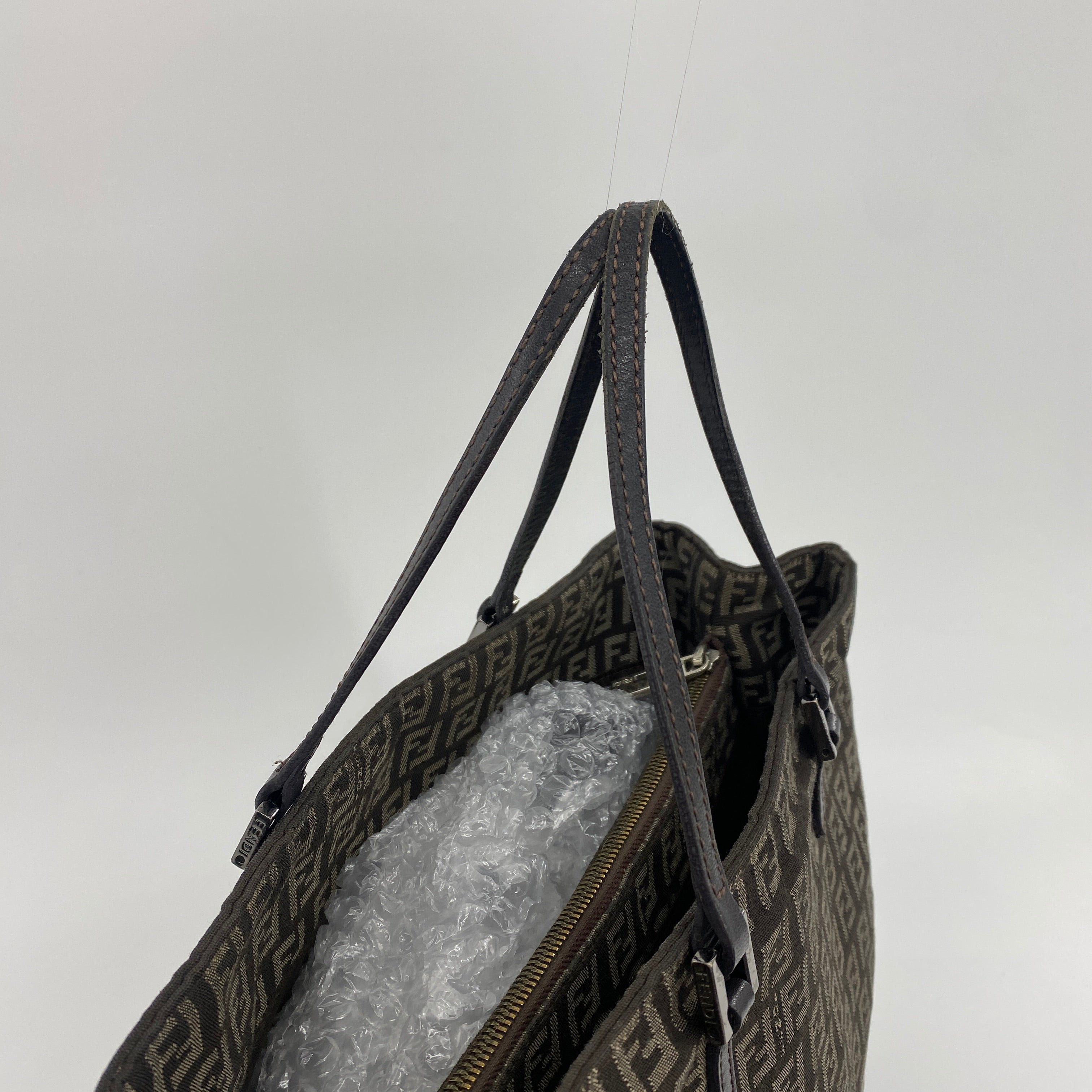 Monogram Handbag Tote Brown - Vintage Luxuries