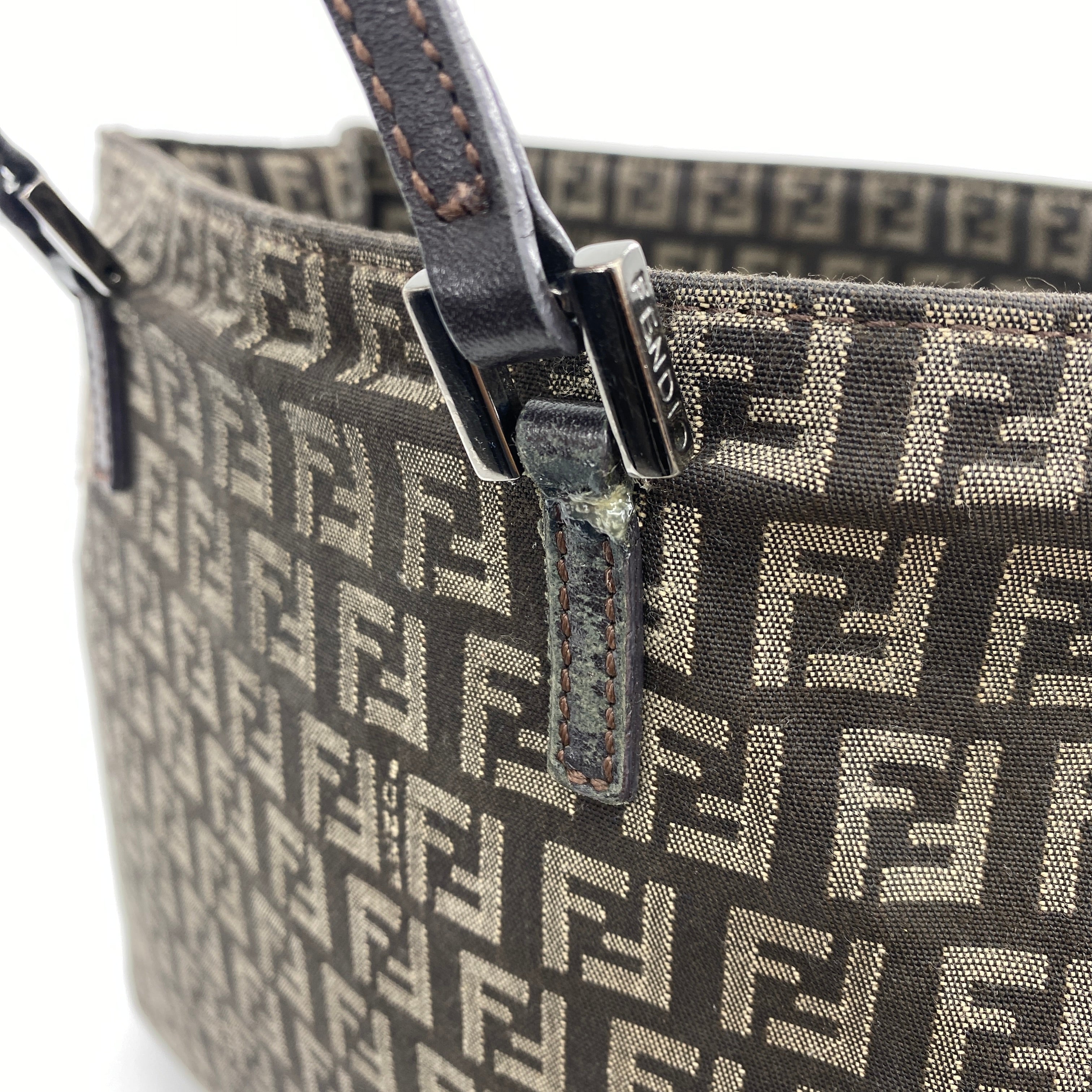 Monogram Handbag Tote Brown - Vintage Luxuries