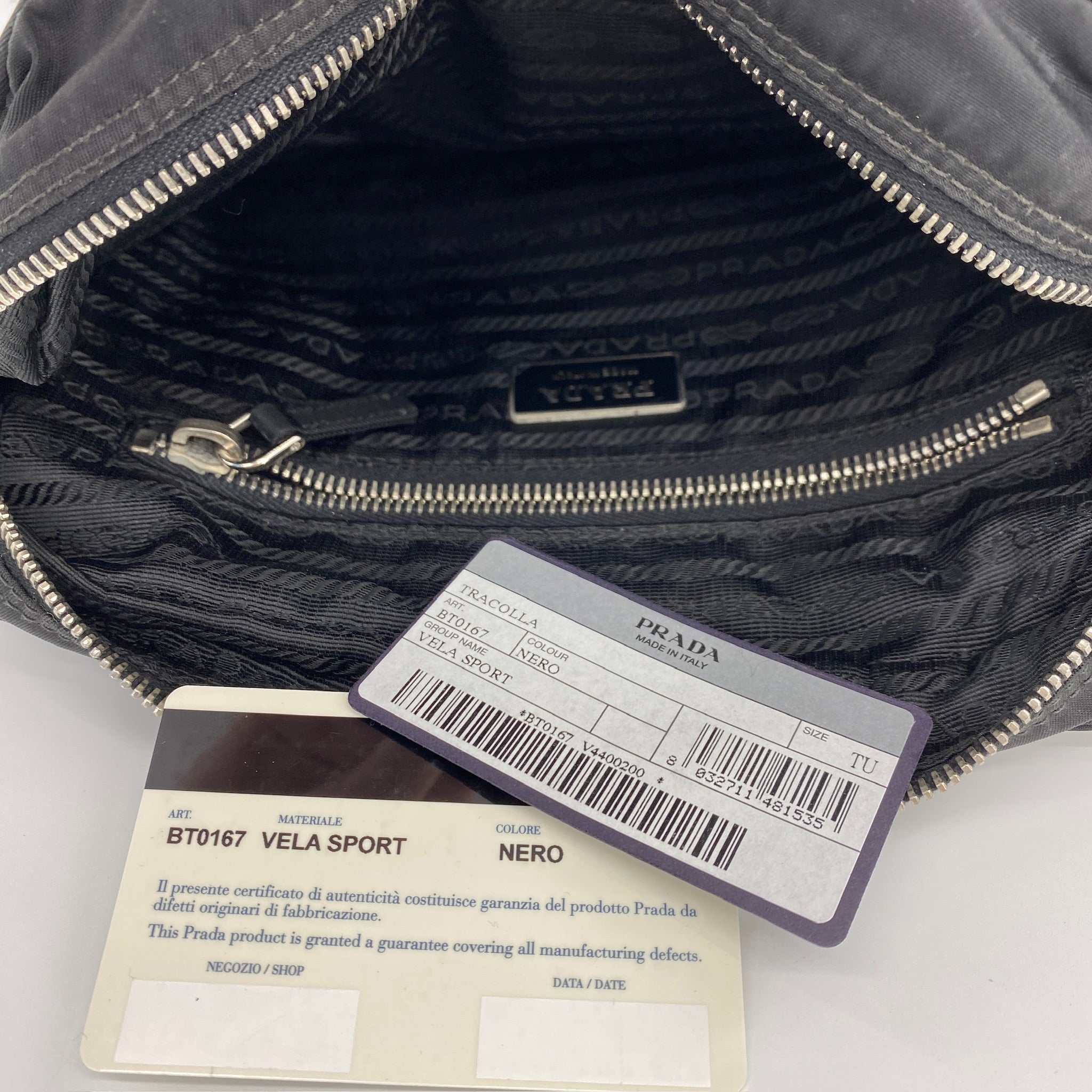Nylon Camera Crossbody Small Black