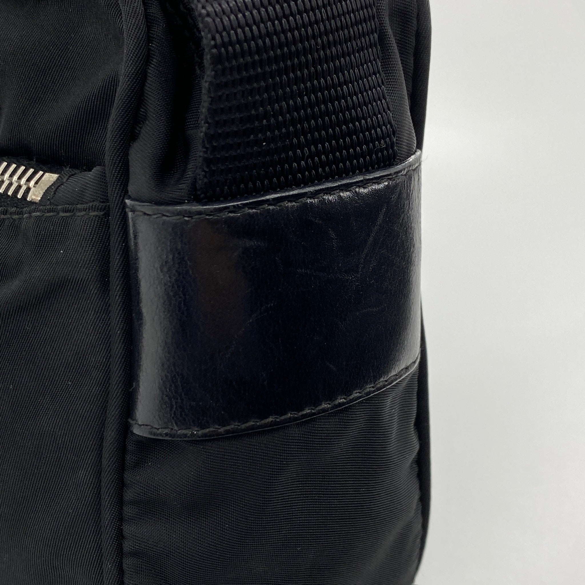 Nylon Camera Crossbody Small Black