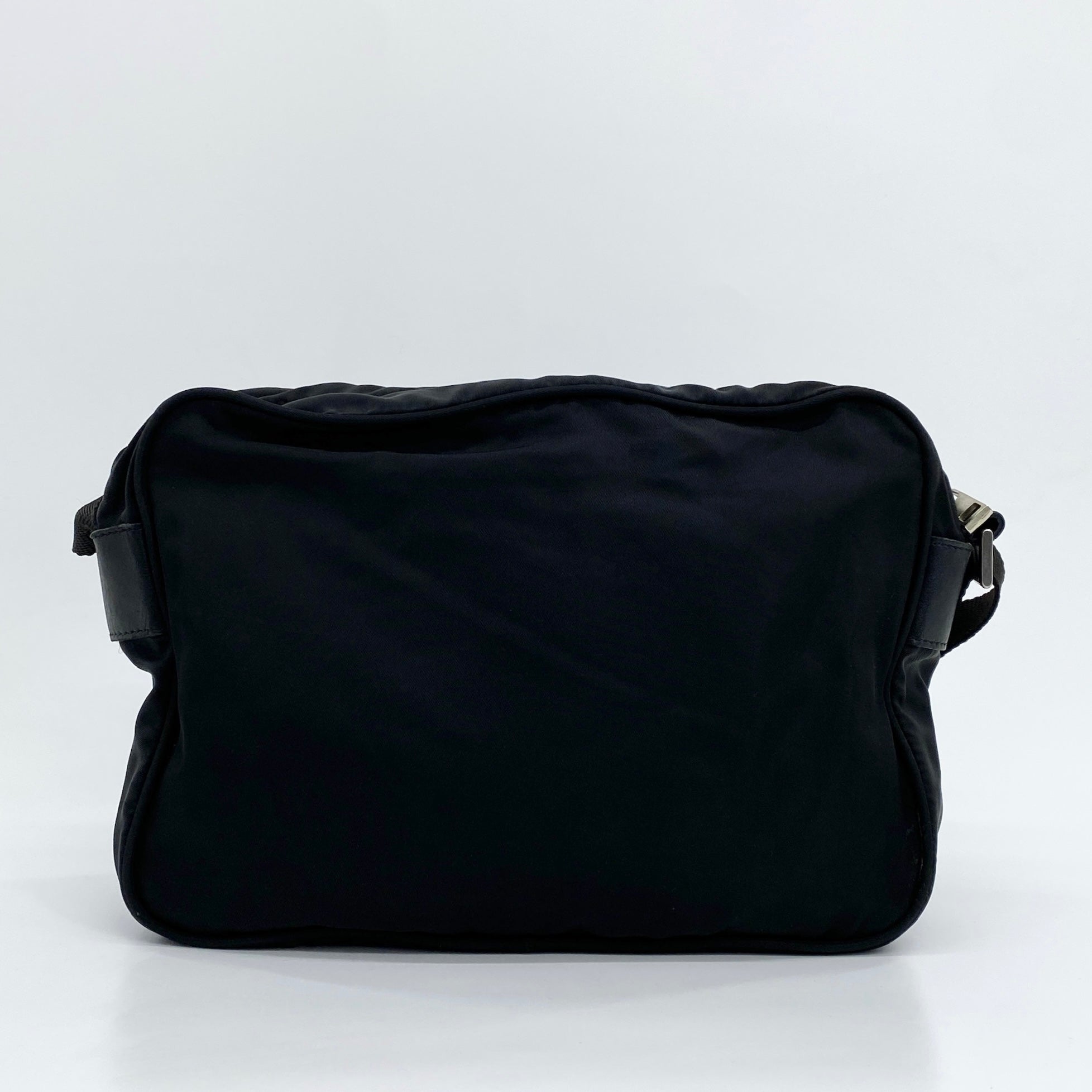 Nylon Camera Crossbody Black