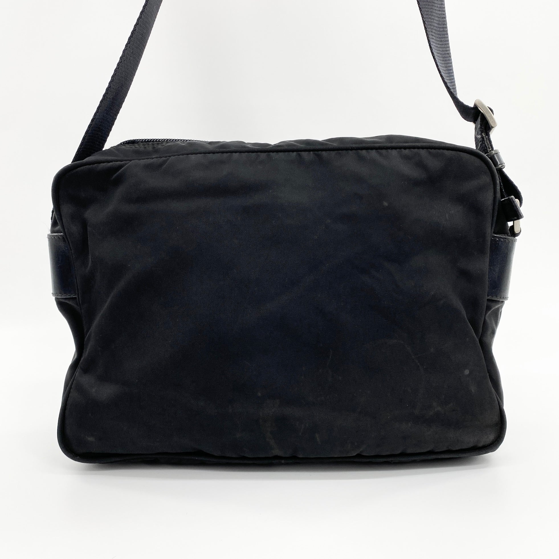 Nylon Camera Crossbody Black