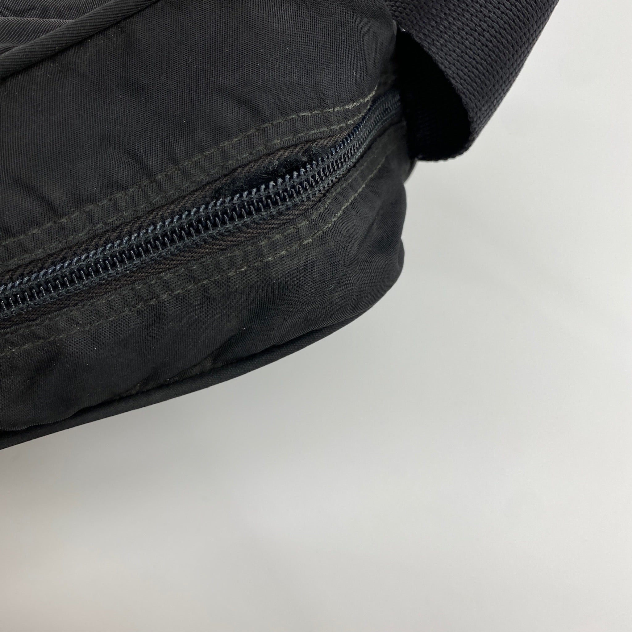 Nylon Camera Crossbody Black