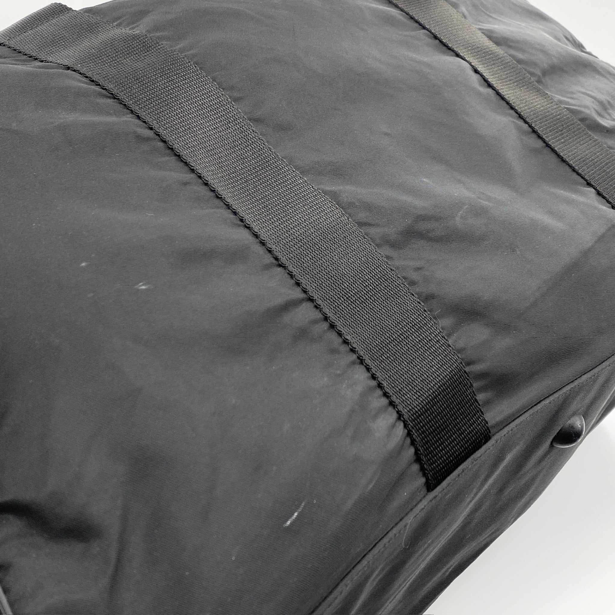 Nylon Boston Travel Bag Black - Vintage Luxuries
