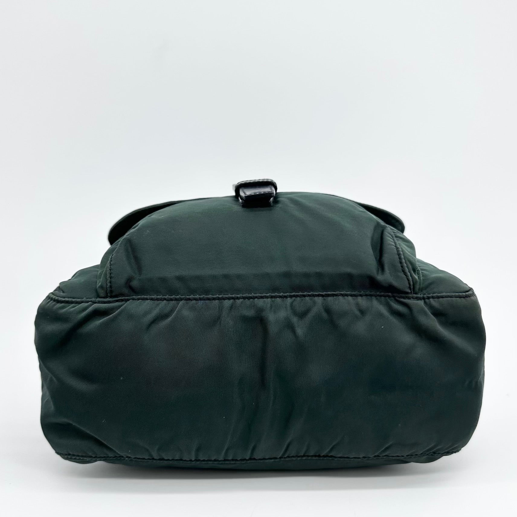 Nylon Messenger Small Crossbody Green - Vintage Luxuries