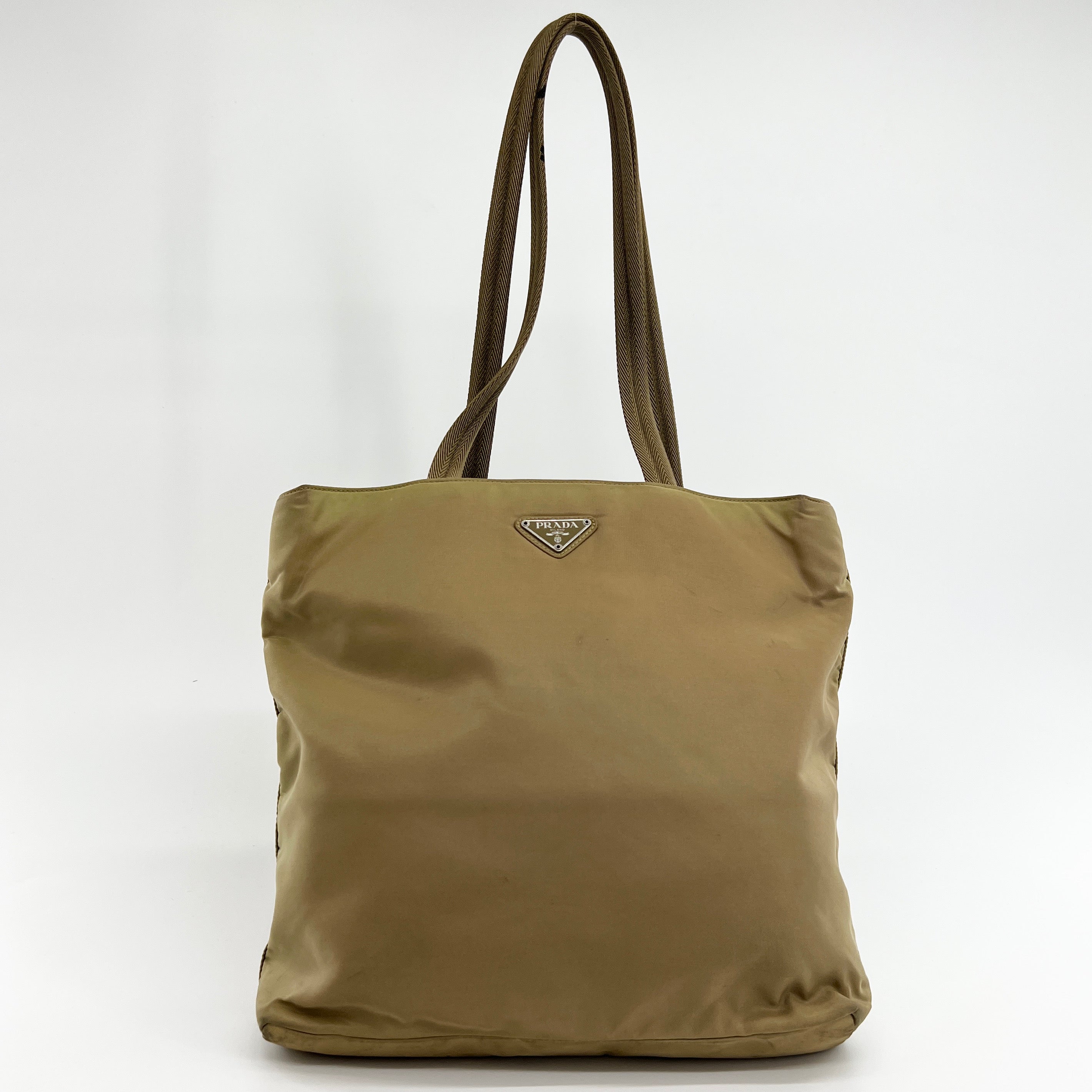 Nylon Tote Beige - Vintage Luxuries