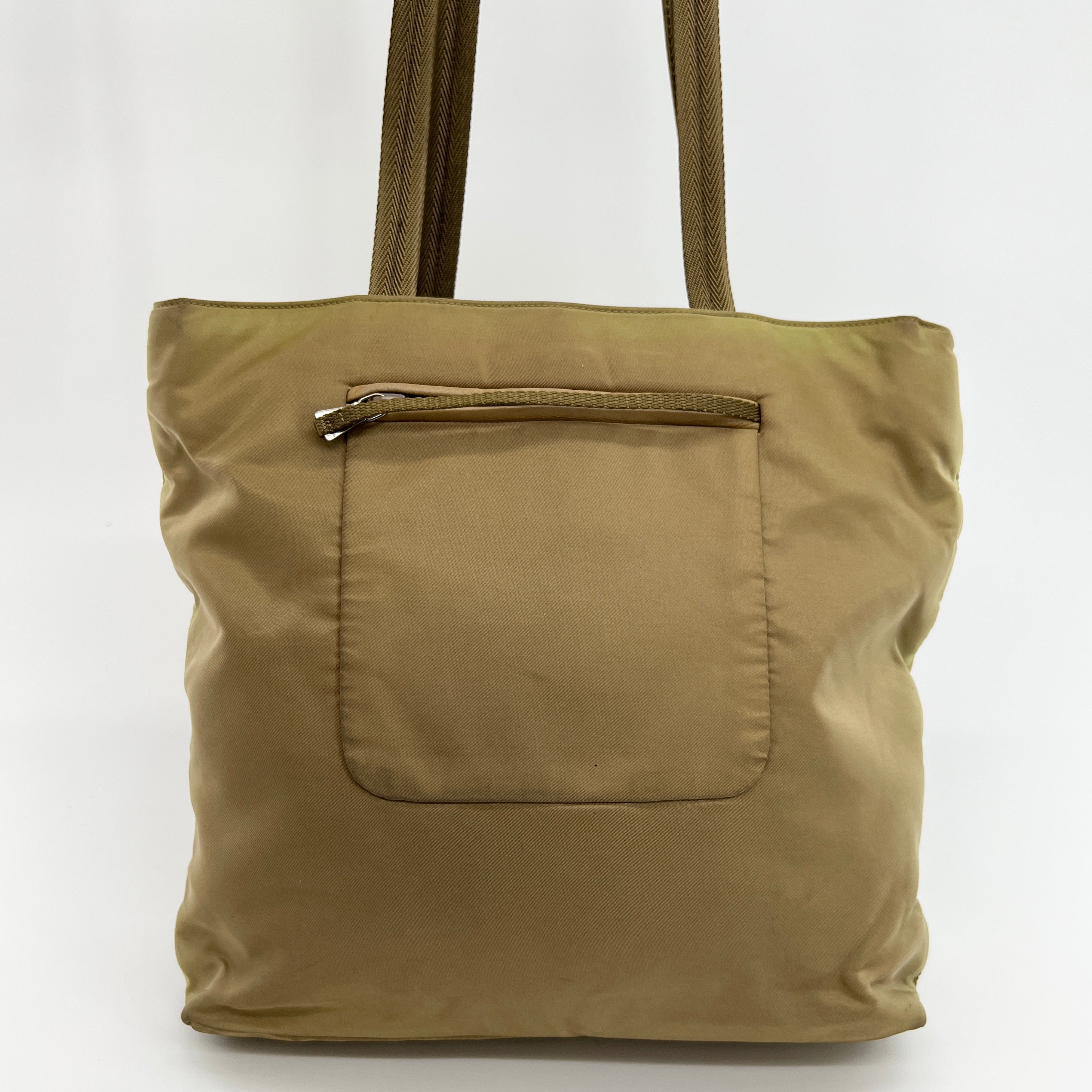 Nylon Tote Beige - Vintage Luxuries