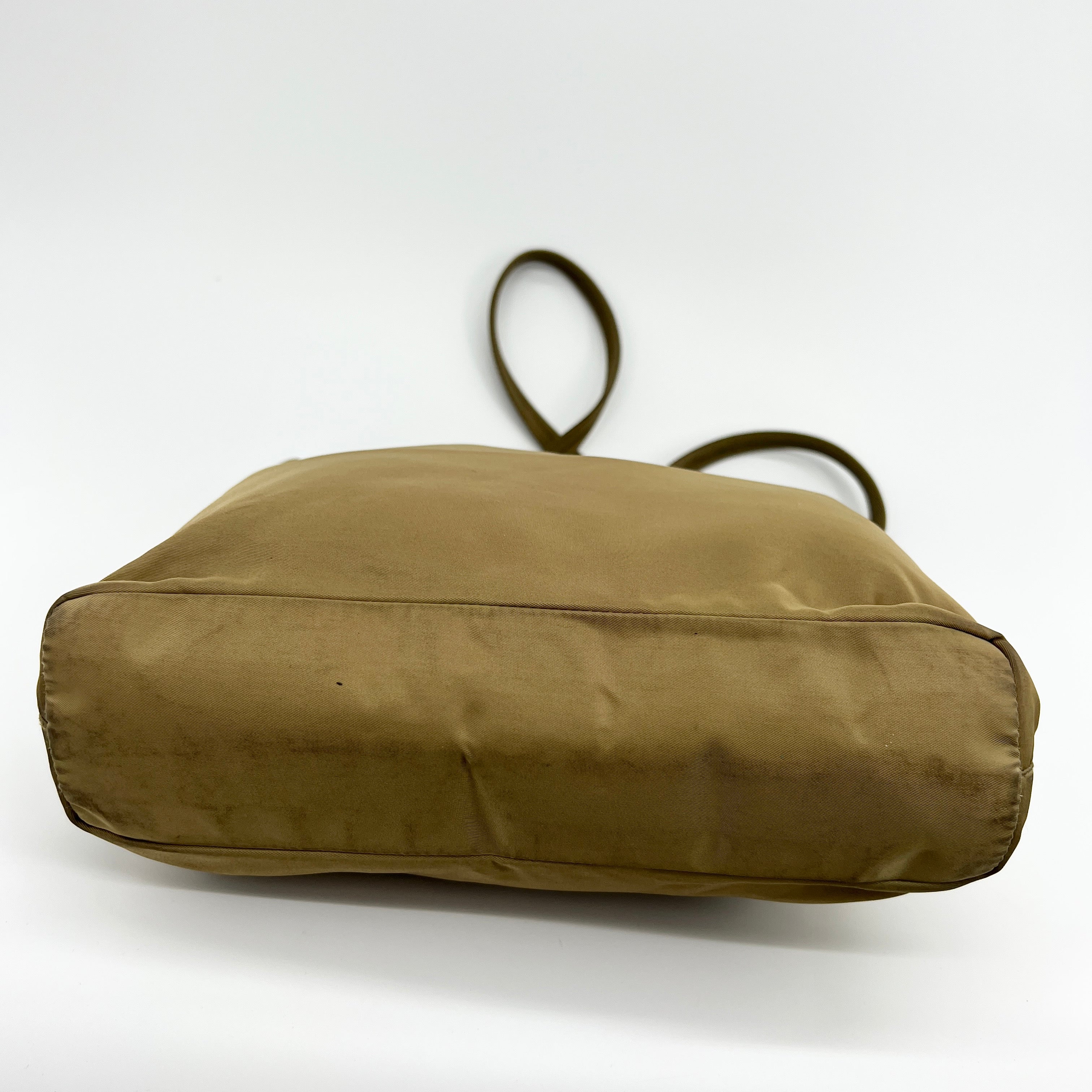 Nylon Tote Beige - Vintage Luxuries