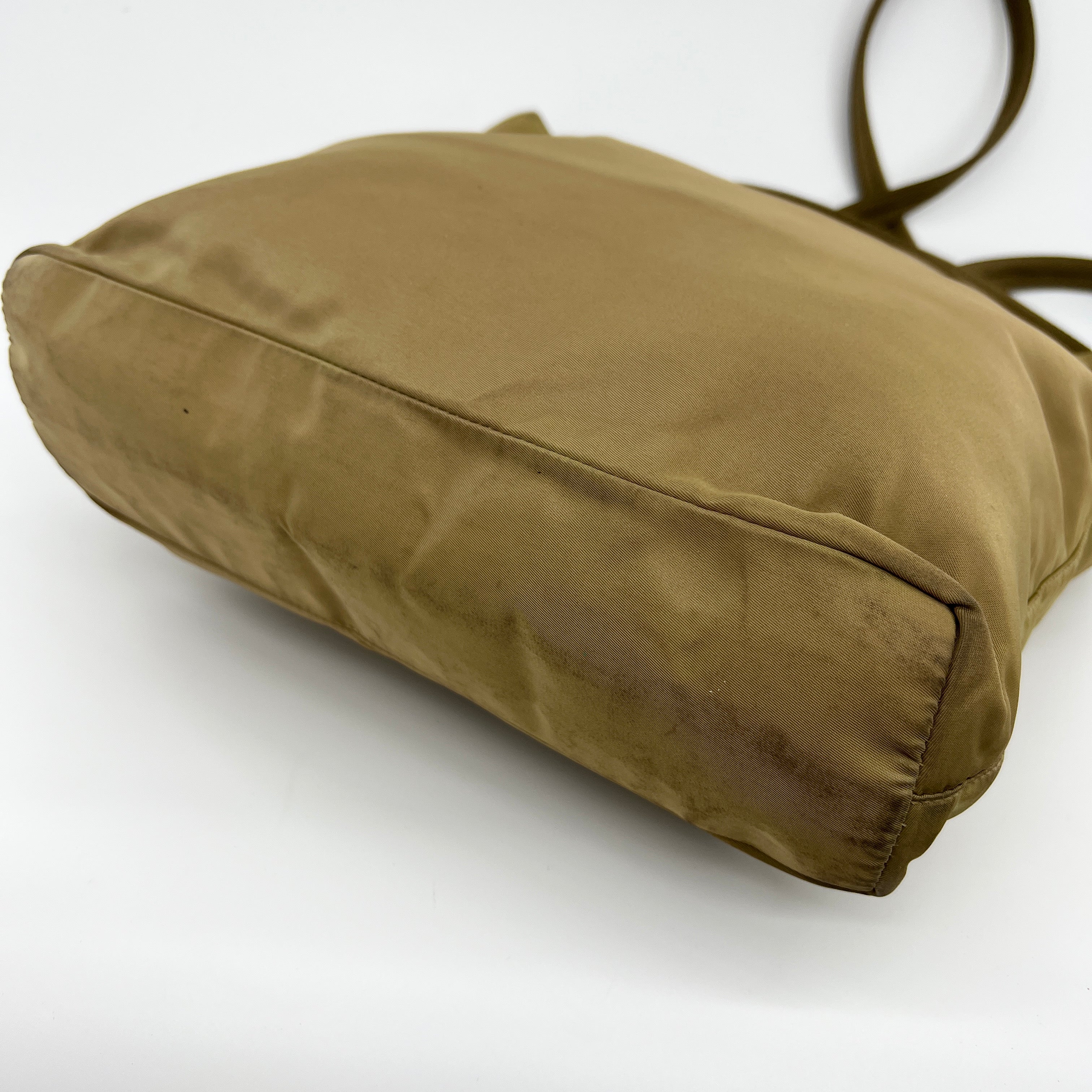 Nylon Tote Beige - Vintage Luxuries
