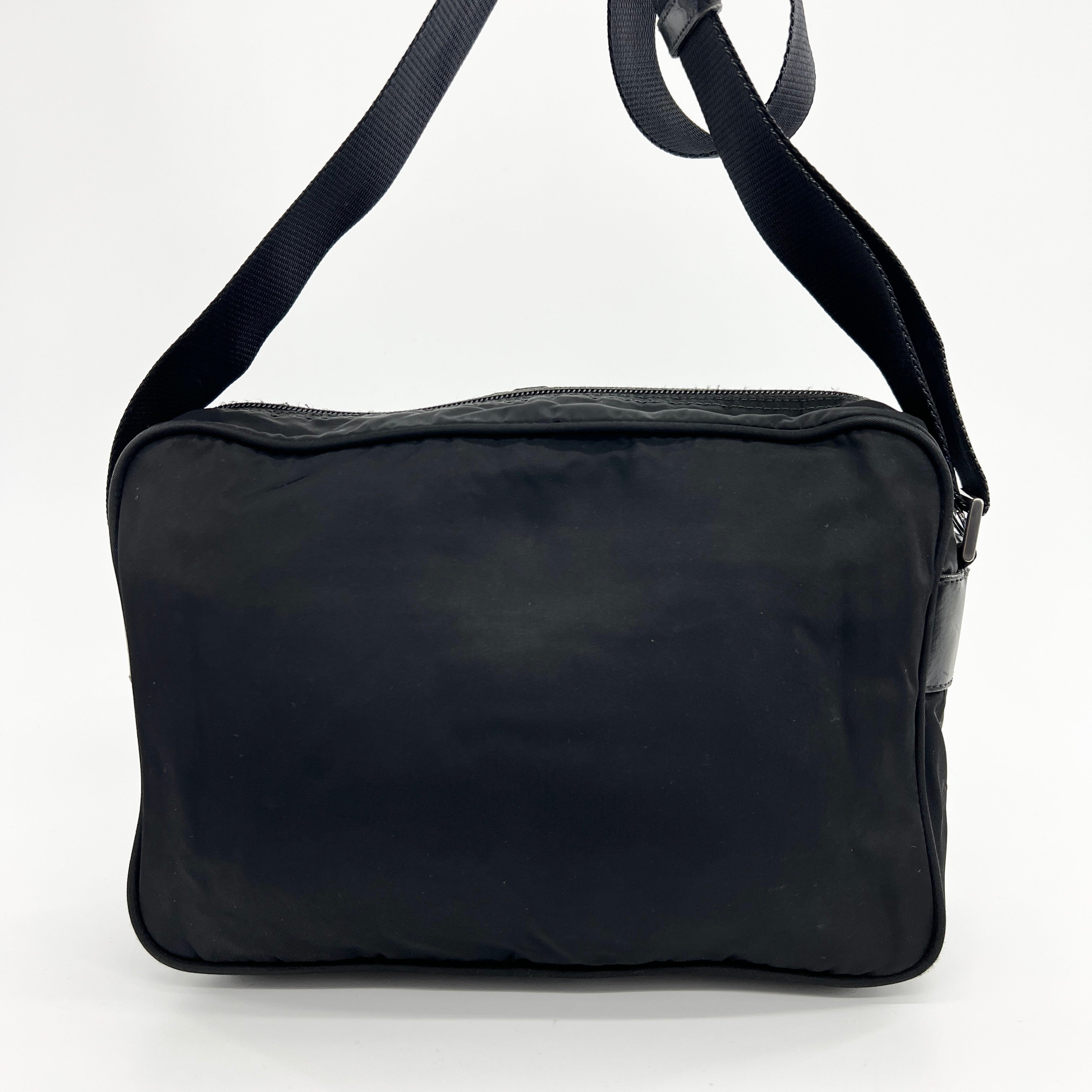 Nylon Camera Crossbody Black - Vintage Luxuries