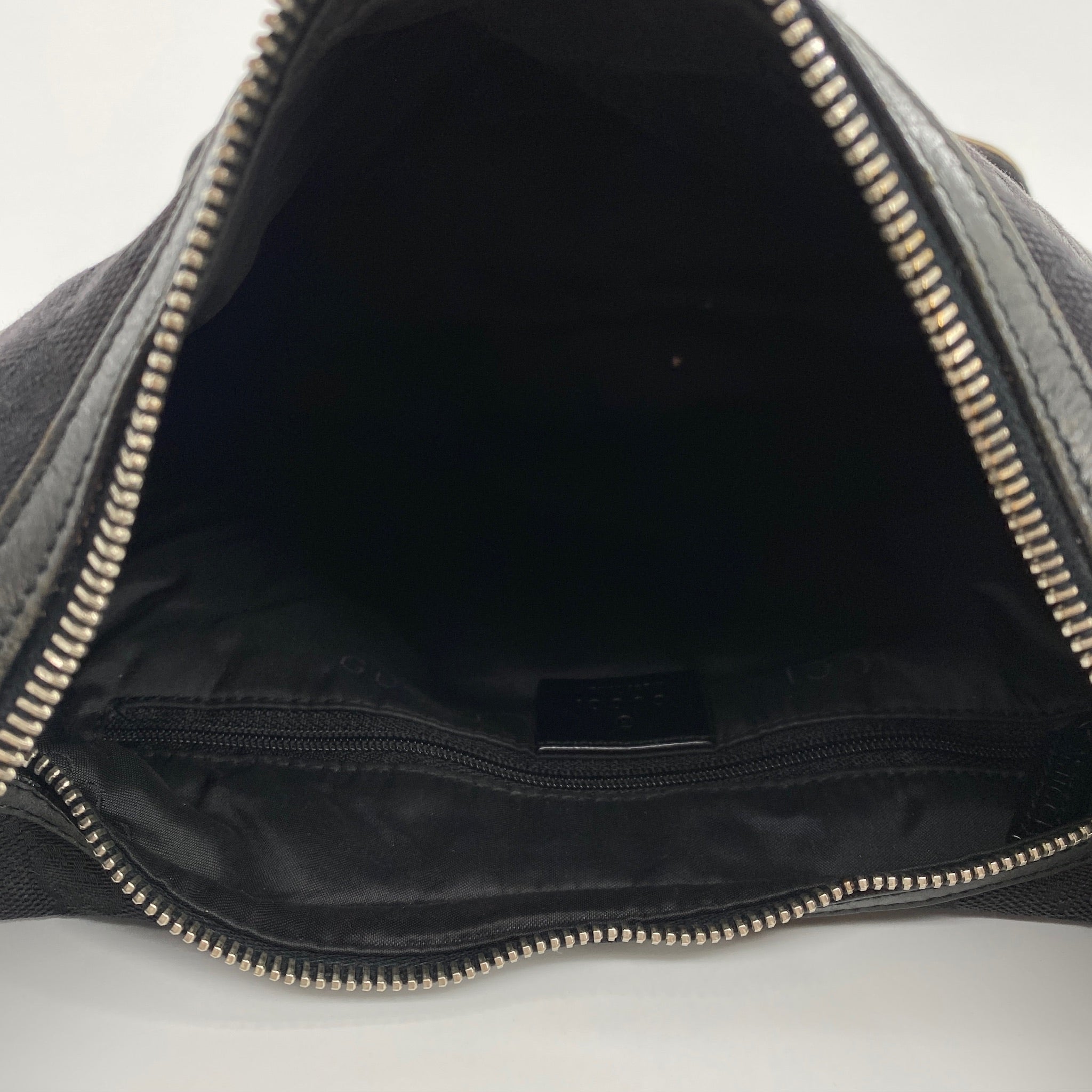 Monogram Hobo Shoulder Bag Black - Vintage Luxuries