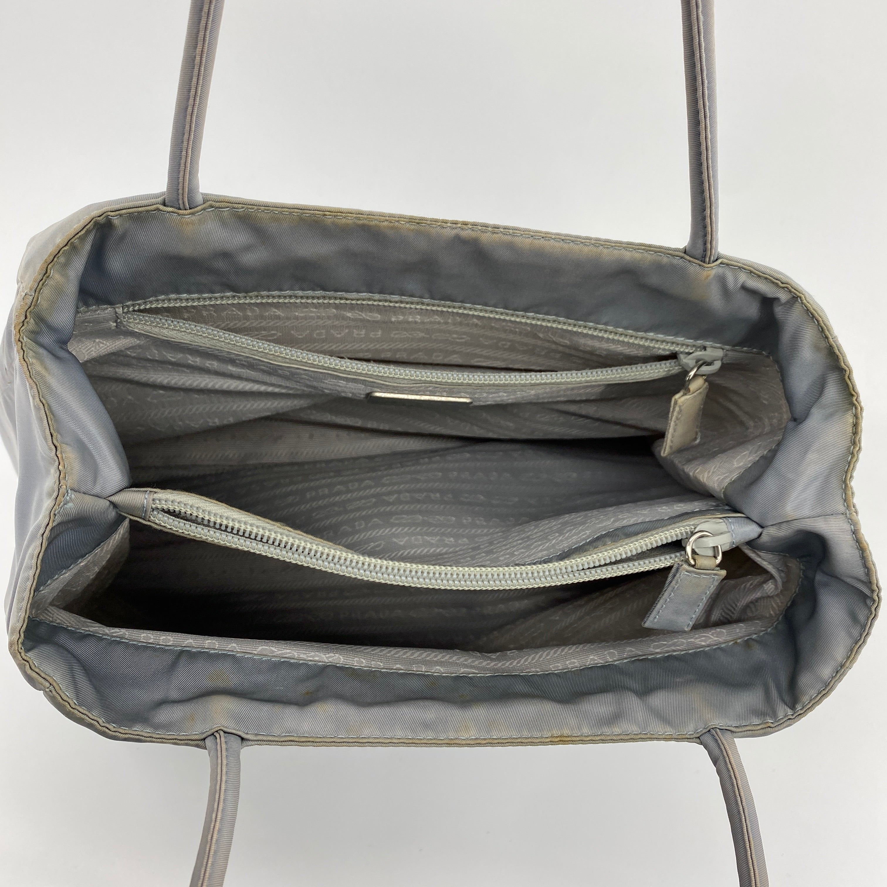 Nylon Handbag Grey