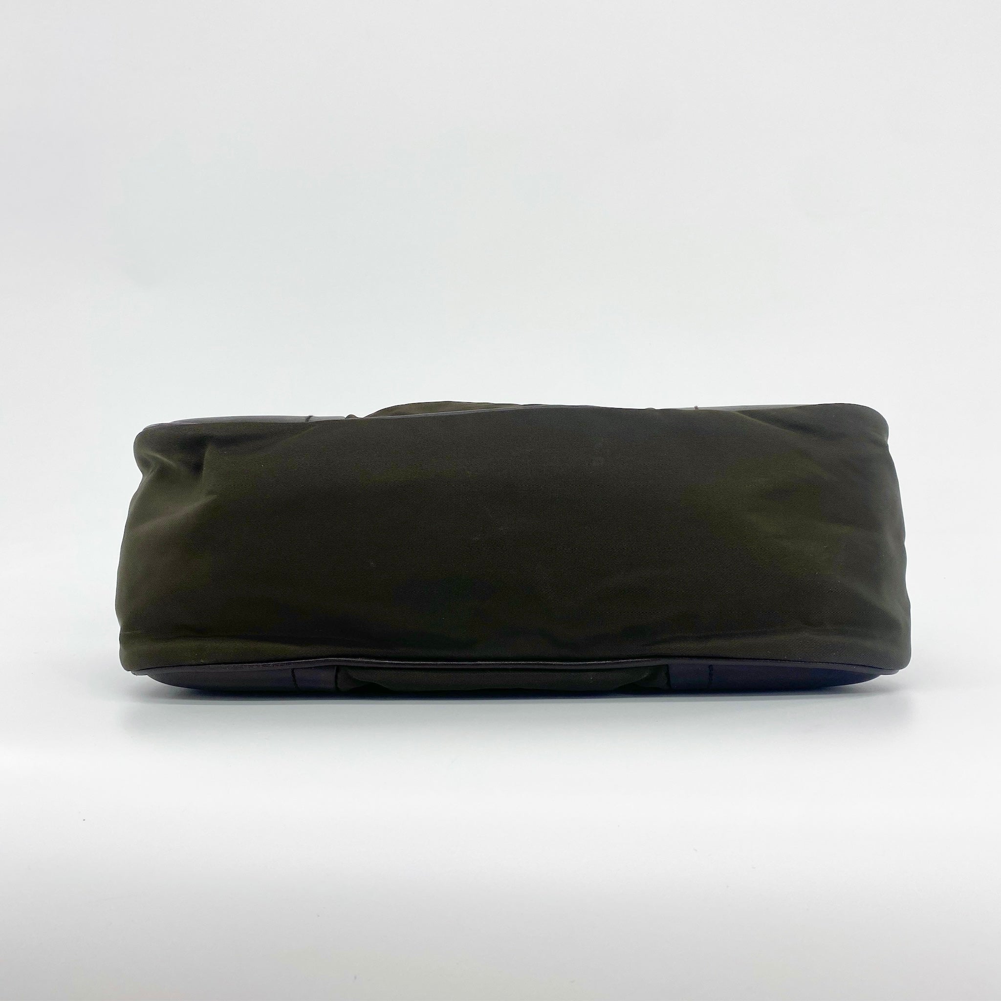 Nylon Shoulder Bag Khaki