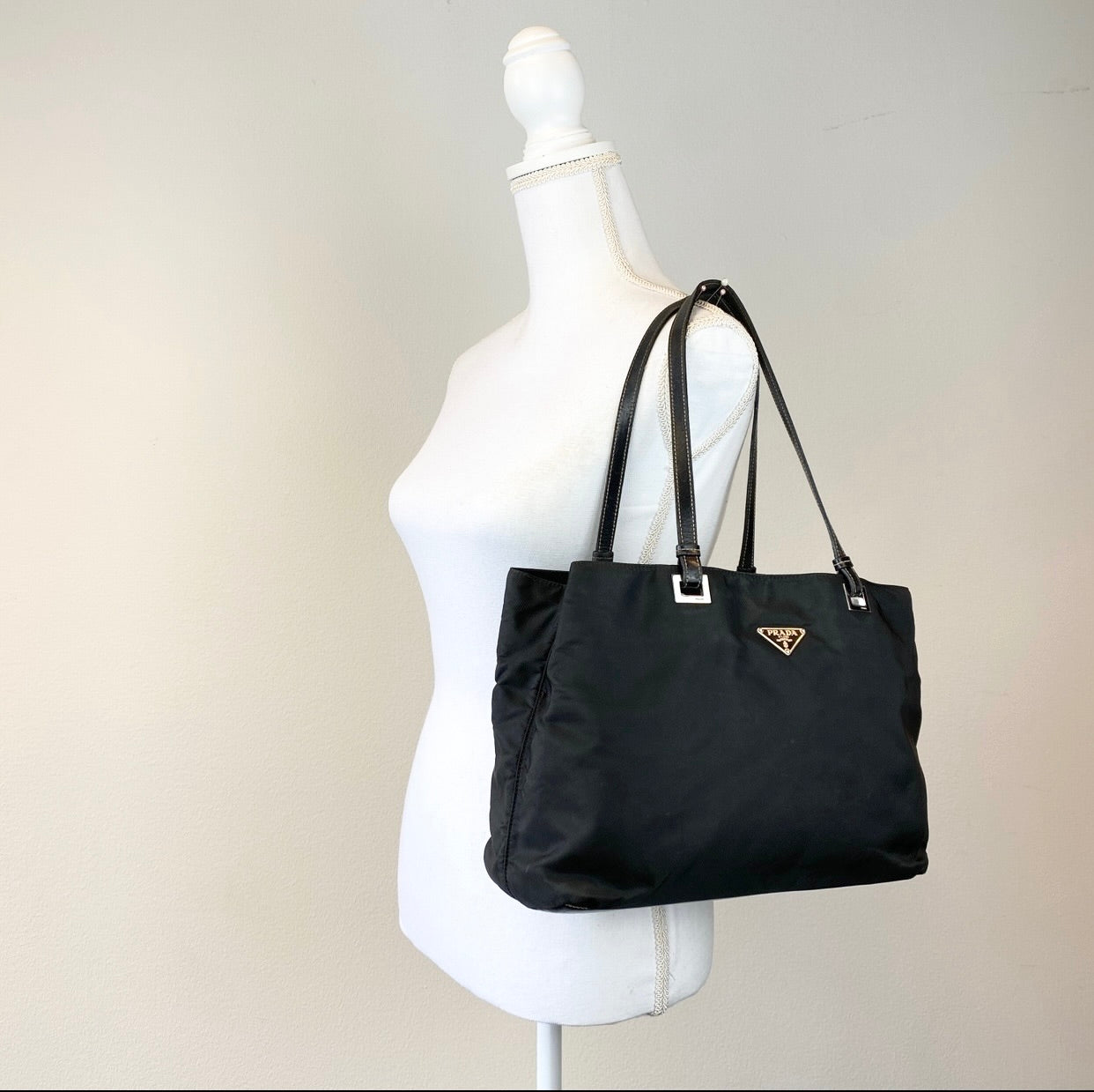 Nylon Tote Black