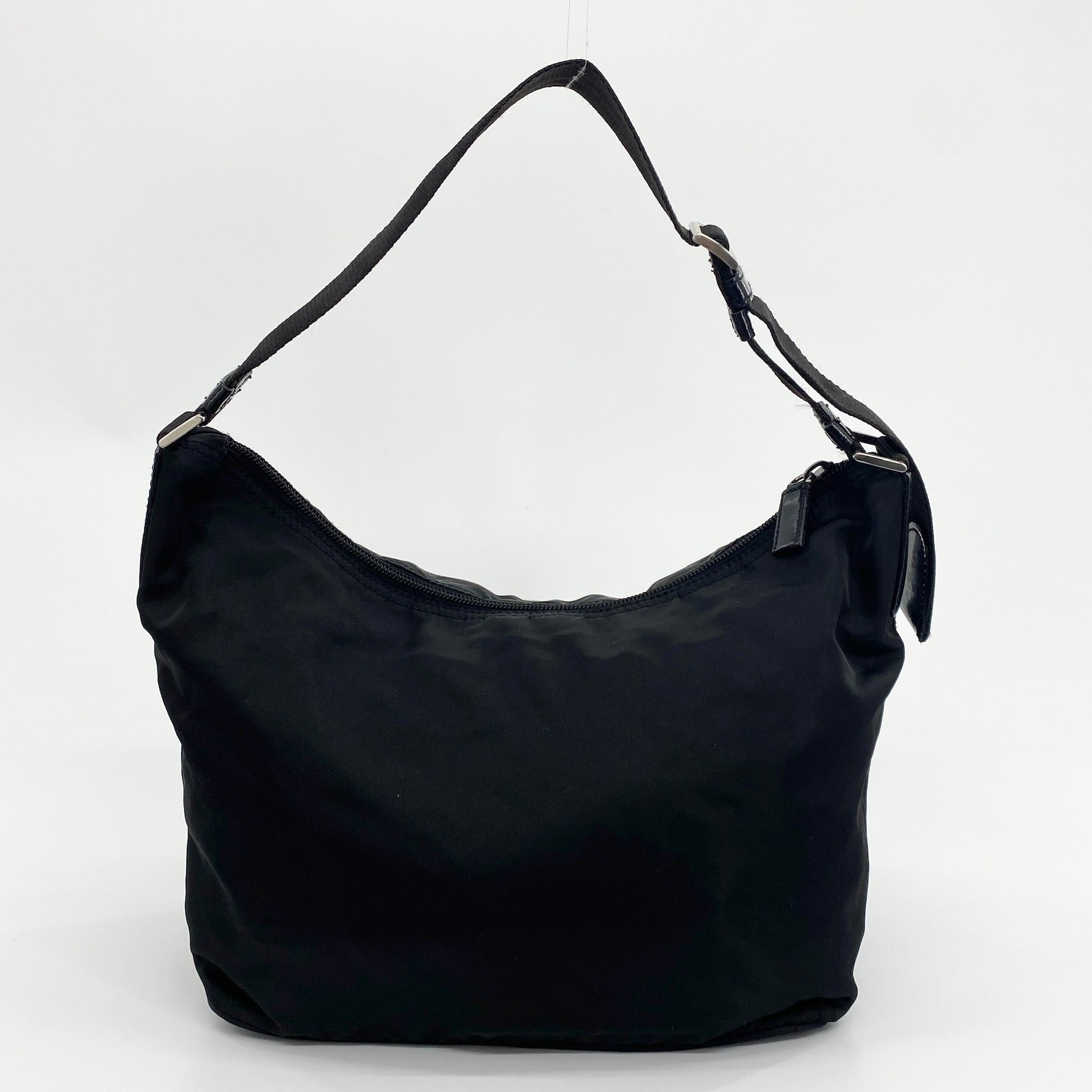 Nylon Shoulder Bag Black