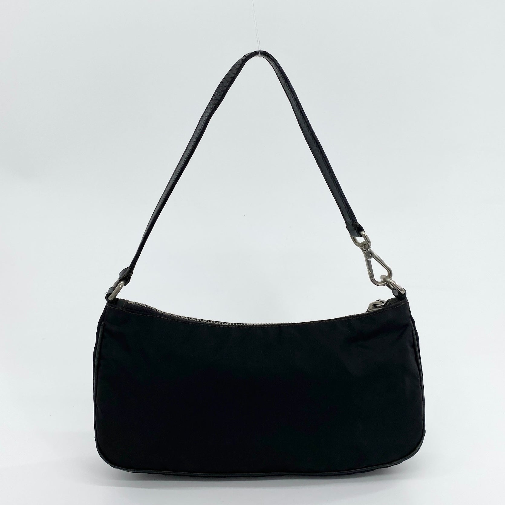 Nylon Shoulder Bag Black