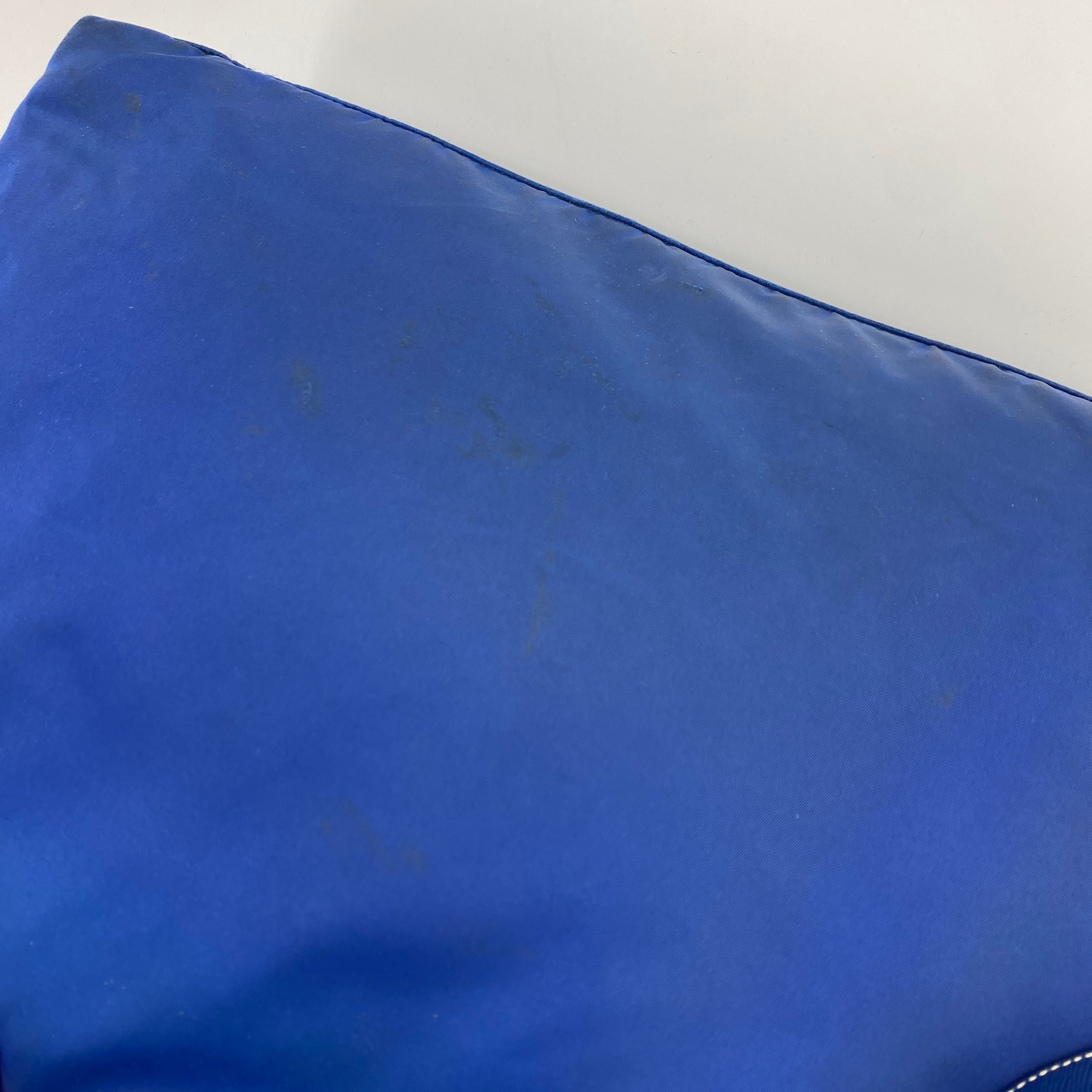 Nylon Crossbody Tote Large Blue - Vintage Luxuries