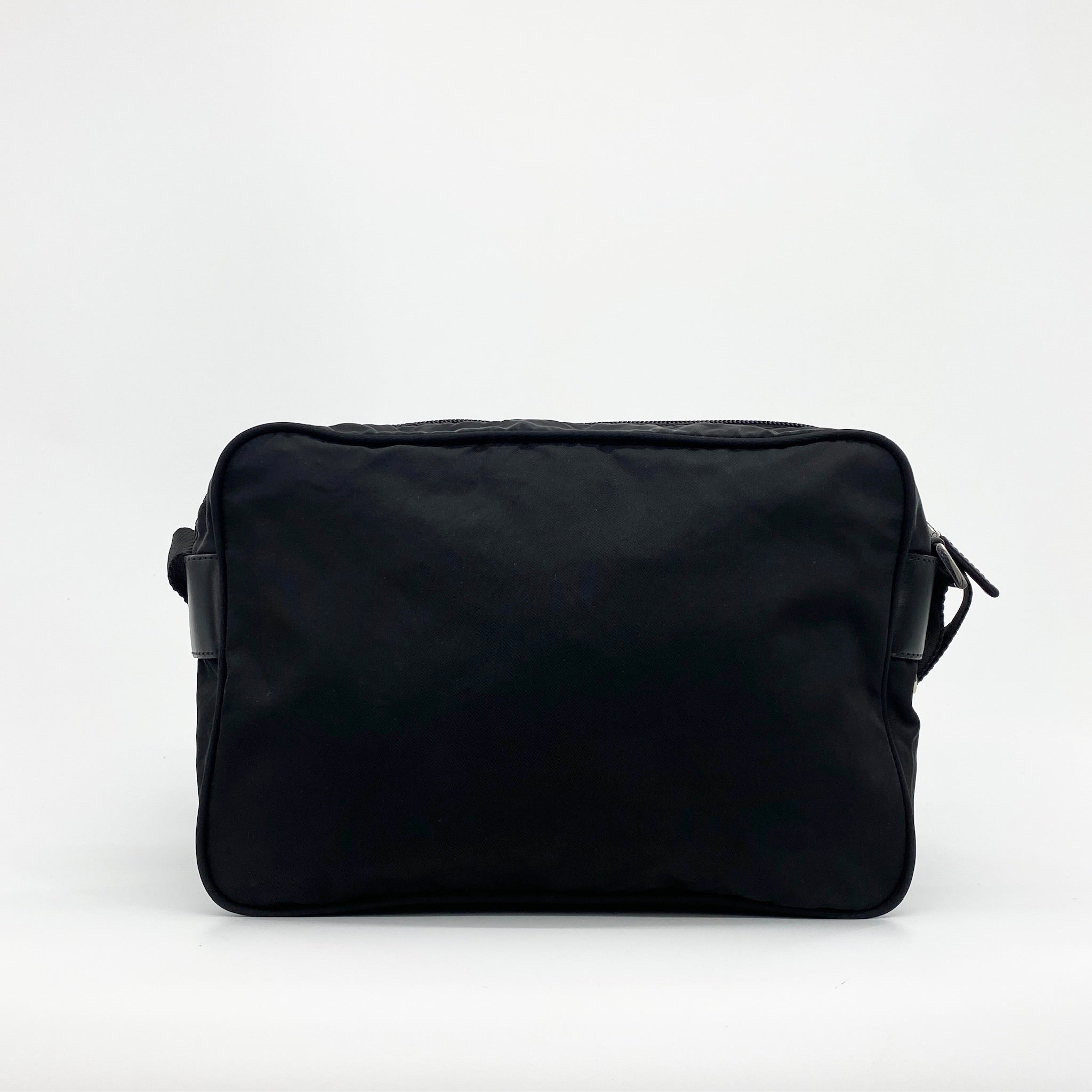 Nylon Camera Crossbody Black