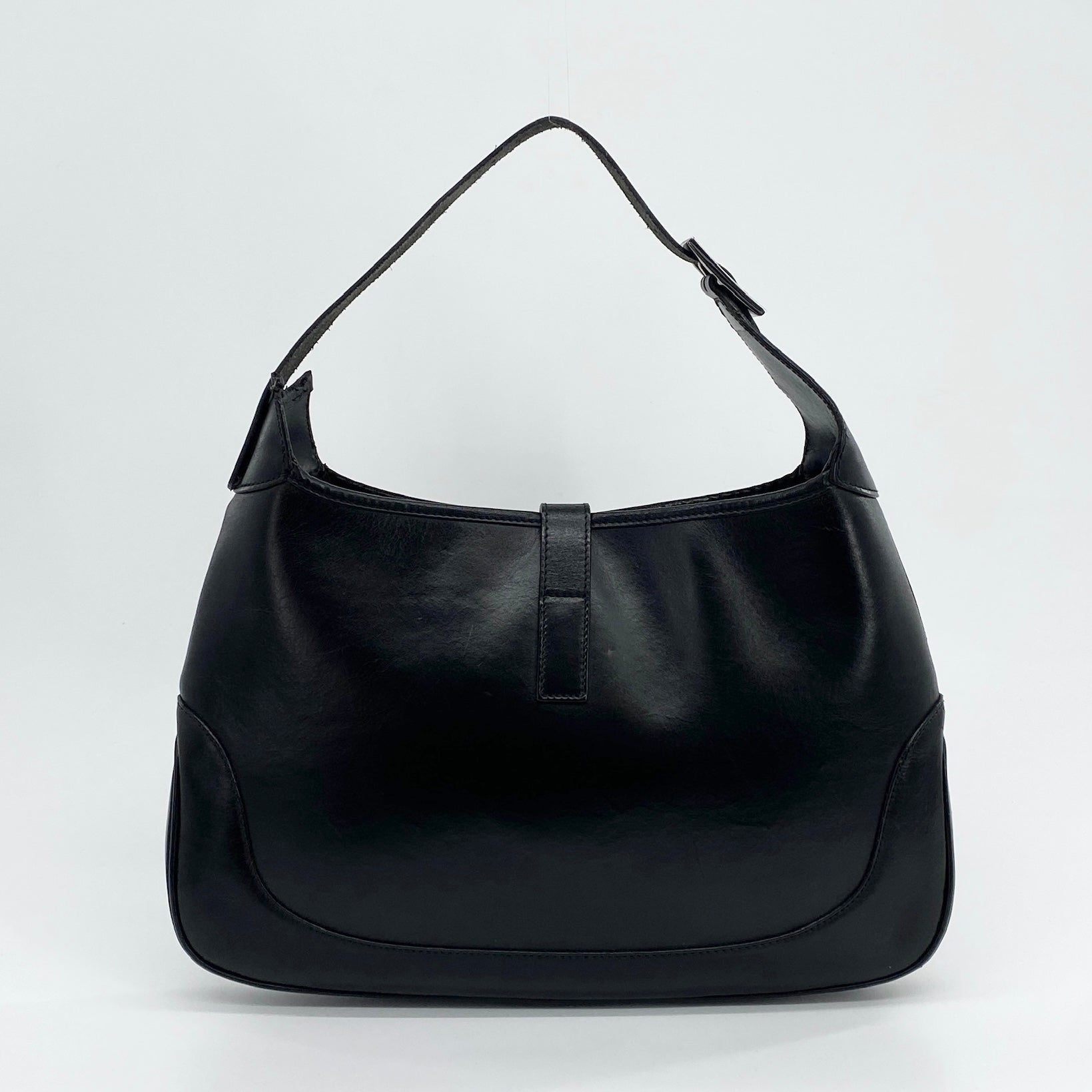 Monogram Jackie Shoulder Bag Black