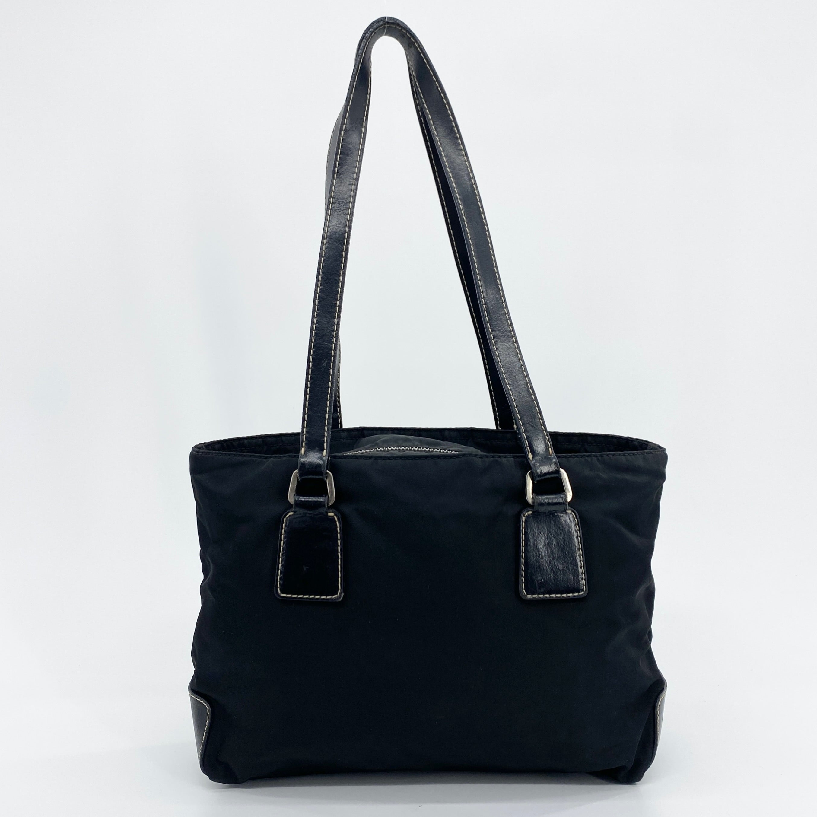Nylon Shoulder Bag Black - Vintage Luxuries