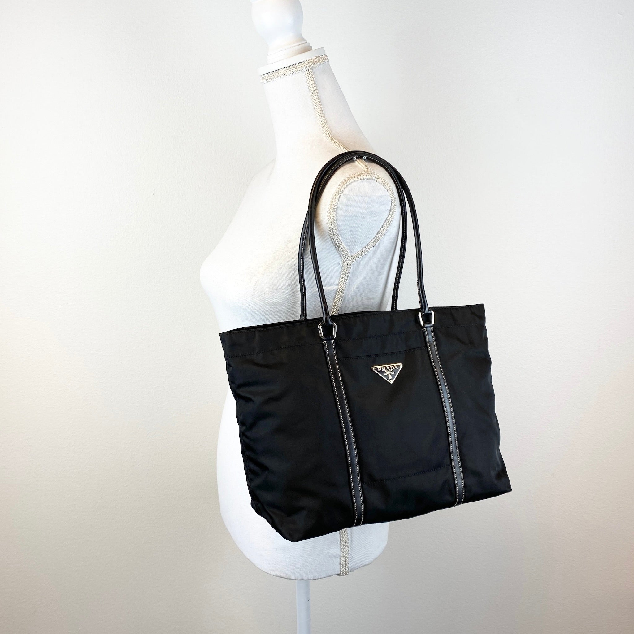 Nylon Tote Black