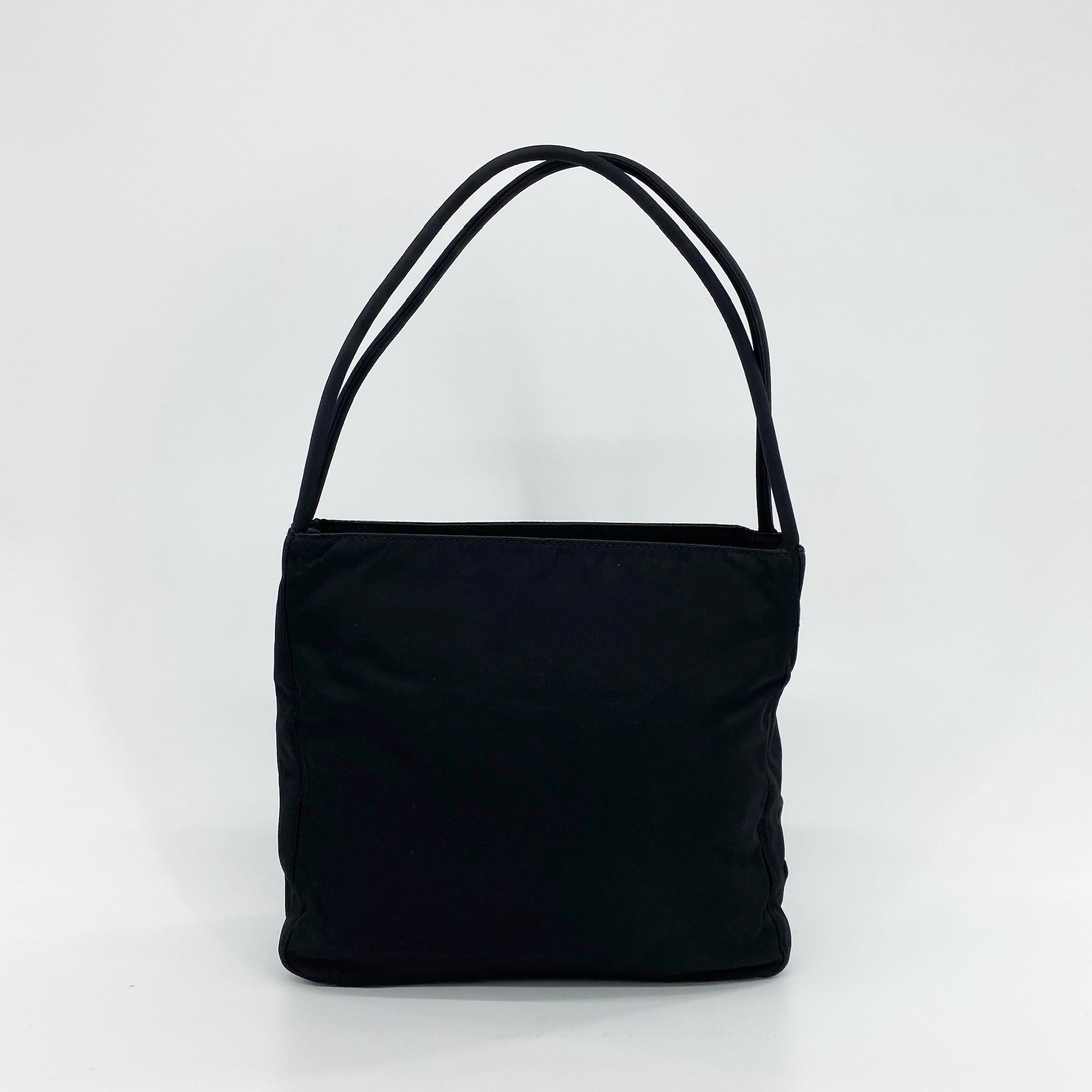 Nylon Small Tote Black