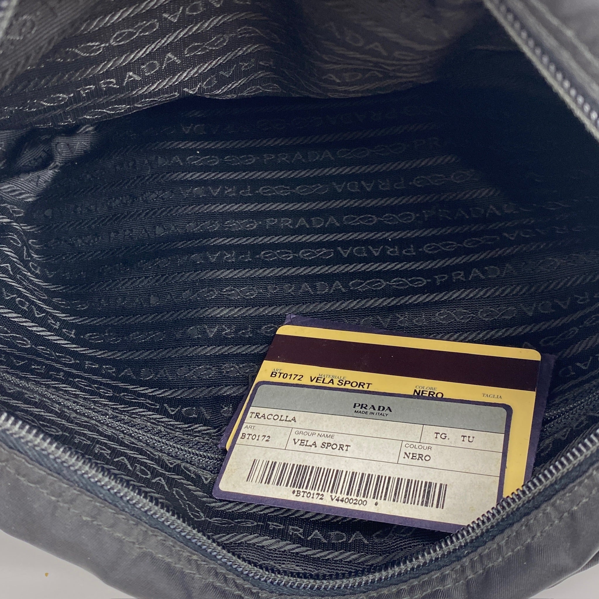Nylon Messenger Medium Crossbody Black
