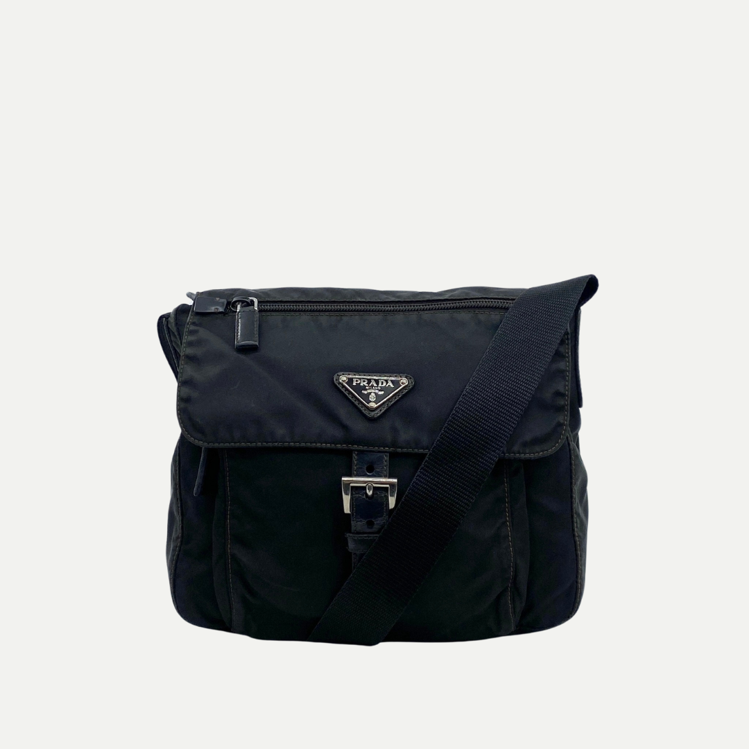 Messenger Small Crossbody Black