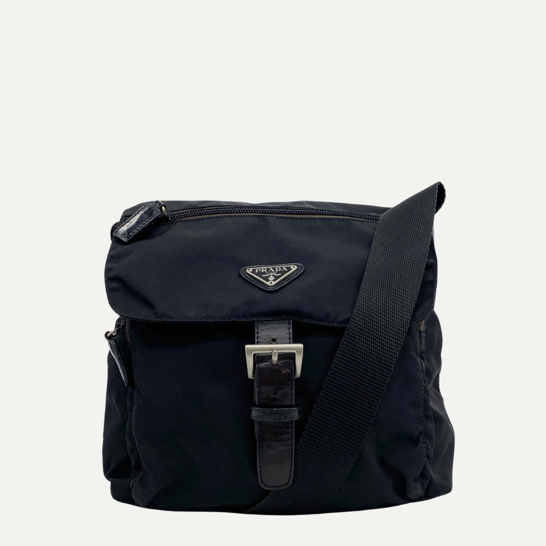 Messenger Small Crossbody Black