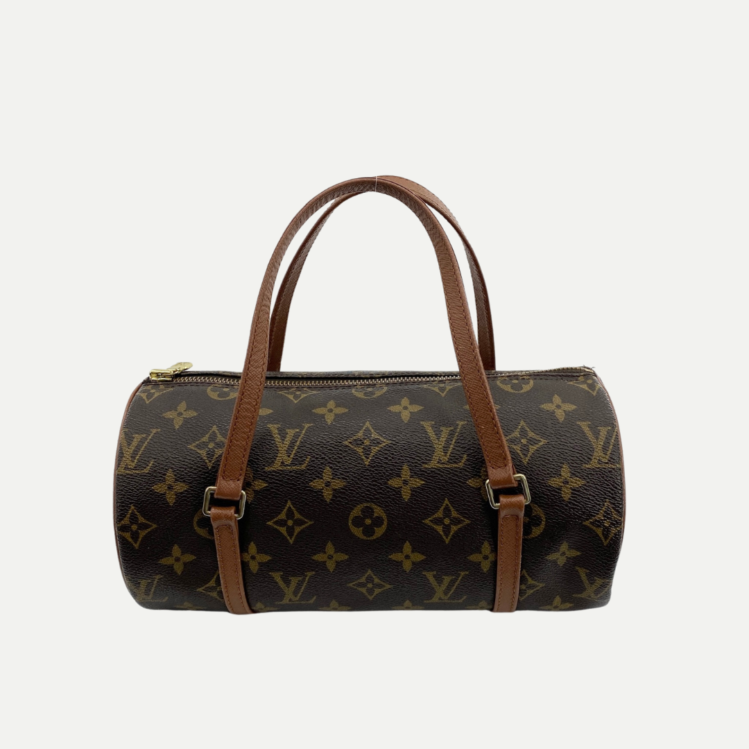 Papillon Monogram Canvas Shoulder Bag