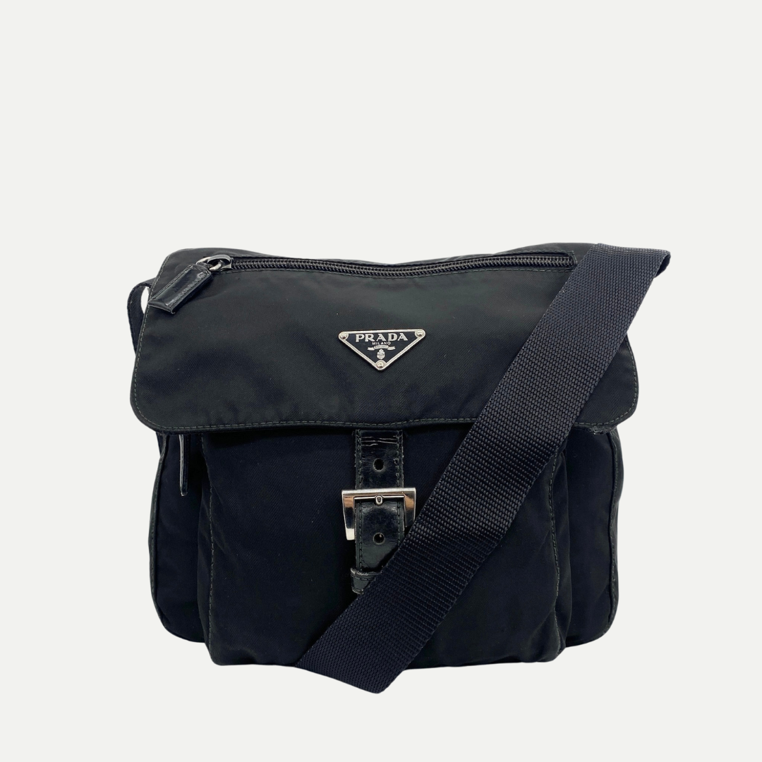 Messenger Small Crossbody Black