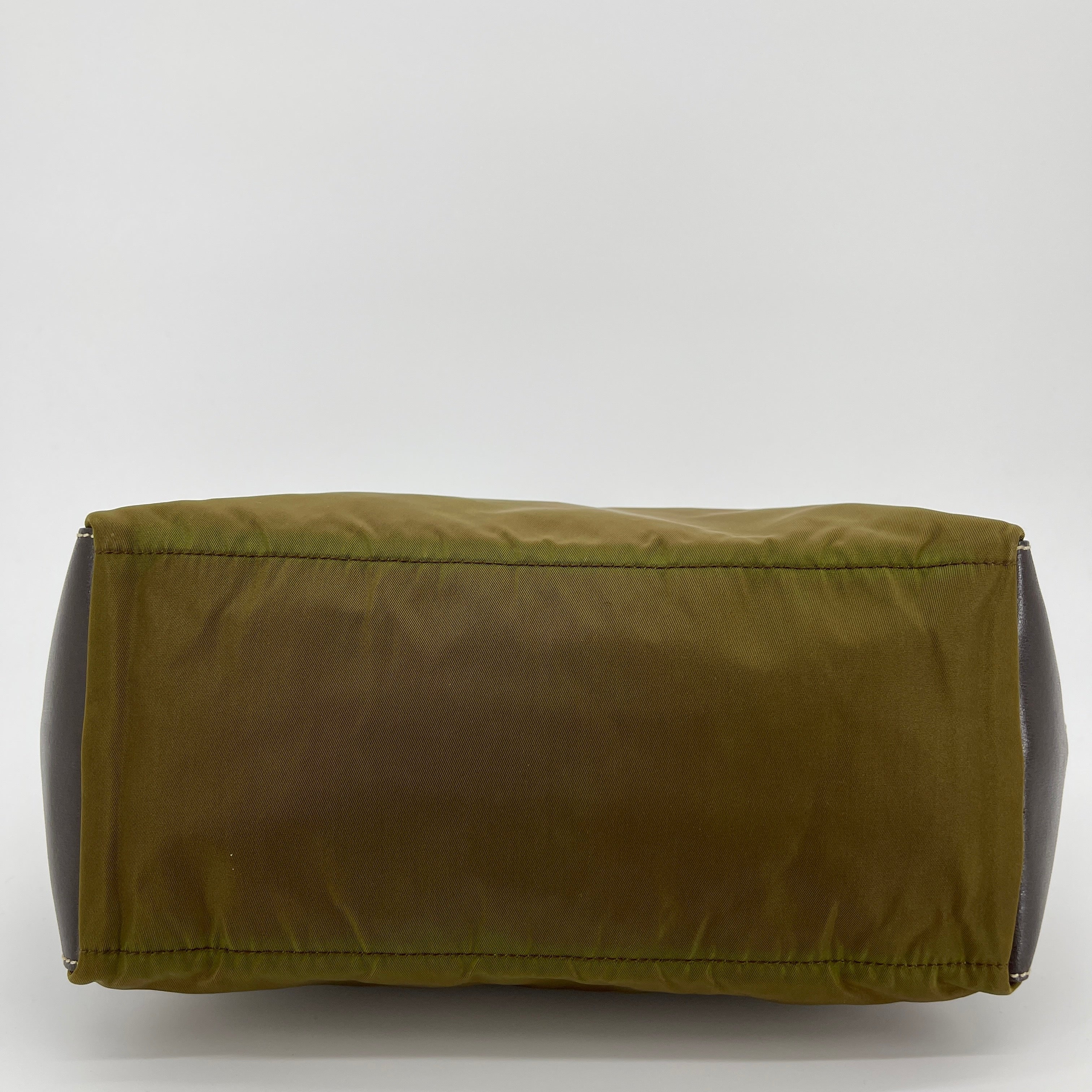 Nylon Hobo Bag Brown - Vintage Luxuries